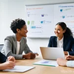 Home 17 평생교육사 관련 대학원 과정 - **Prompt:** A diverse group of adult professionals, aged 30-55, engaged in a dynamic and collaborati...