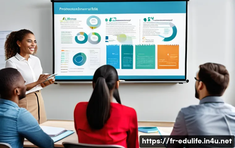 평생교육사 자격증 취득에 필요한 조건 - **Prompt:** A diverse group of adult learners, ranging in age and ethnicity, are seated around a mod...