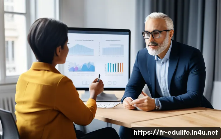 평생교육사와 교육 컨설팅 직무 - A professional educational consultant conducting a personalized coaching session with a diverse adul...